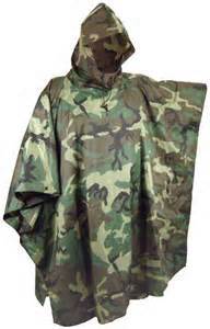 Militer PVC Plastik Ponchos