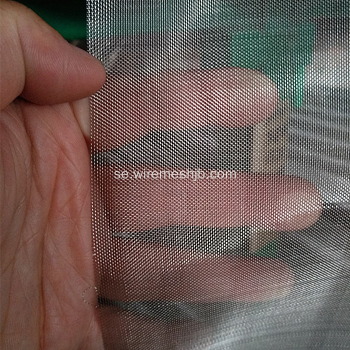 304L rostfritt stål Crimped Wire Mesh