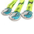 Medalla de premio 3D de carrera de maratón de diseño de metal personalizado