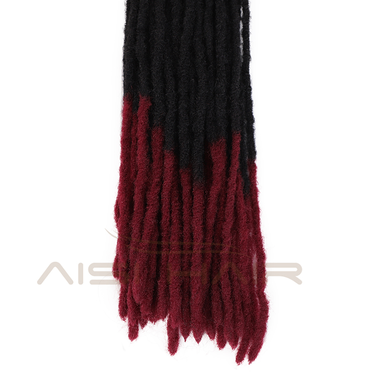 Aisi Hair Dreadlocks Ombre Color Crochet Braids Soft Goddess Faux Locs Synthetic Crochet Braiding Hair Extension For Black Women