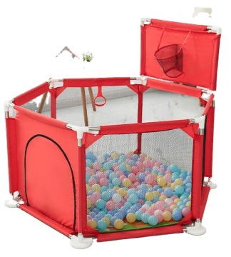 Infant Portable Plastic Playpen Play Yard Folding Safety Fences