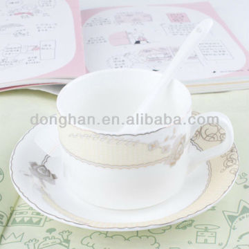 custom porcelain cup and saucer set