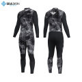 Seaskin 3mm Wetsuit Ritsleting Dada Depan untuk Pria