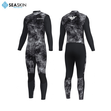 Seaskin 3mm Ön Göğüs Fermuarı Erkekler İçin Wetsuit