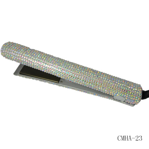 Màn hình LCD Swarovski Crystal tóc bằng phẳng sắt tóc-công cụ tạo kiểu tóc