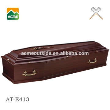 AT-E413 luxury cardboard pet coffins supplier