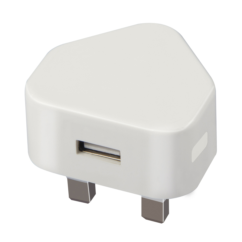 Βύσμα του Ηνωμένου Βασιλείου 5V 1A Universal USB Wall Charger