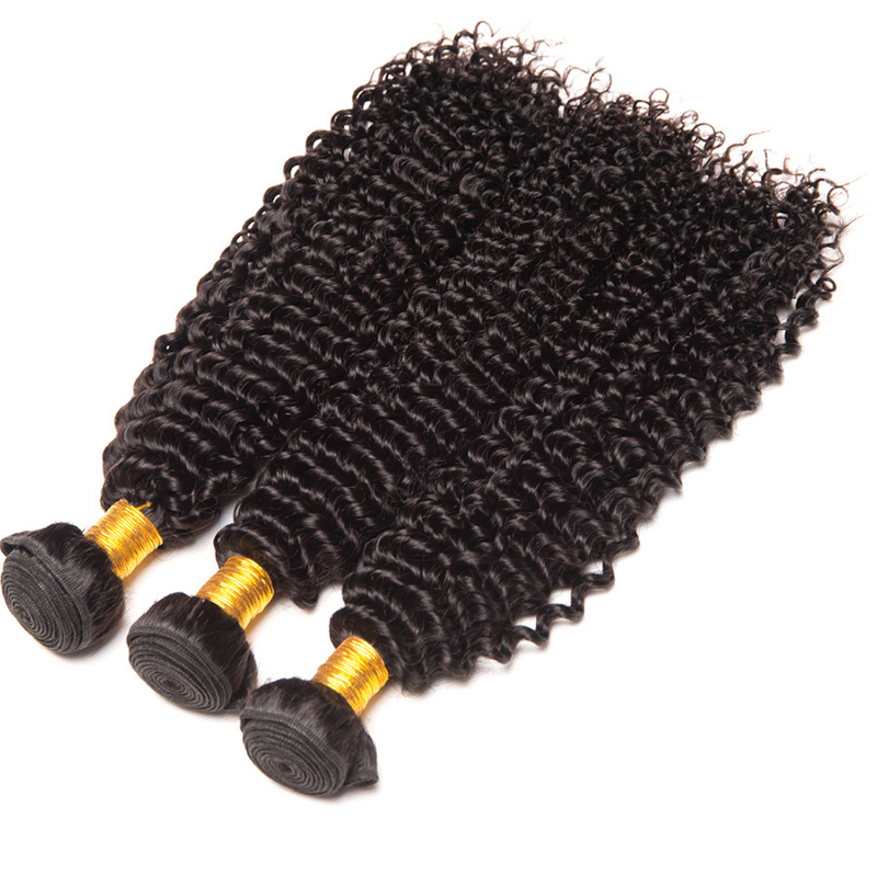 Cheap Raw Brazilian 100% Human Hair Kinky Curly Bundles With Closure Virgin Mink Brazilian Cuticle Aligned Hair Extensions