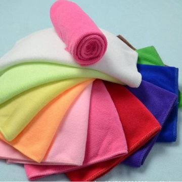 Colorful Plain Dyed Washable Knitted Warp Towel