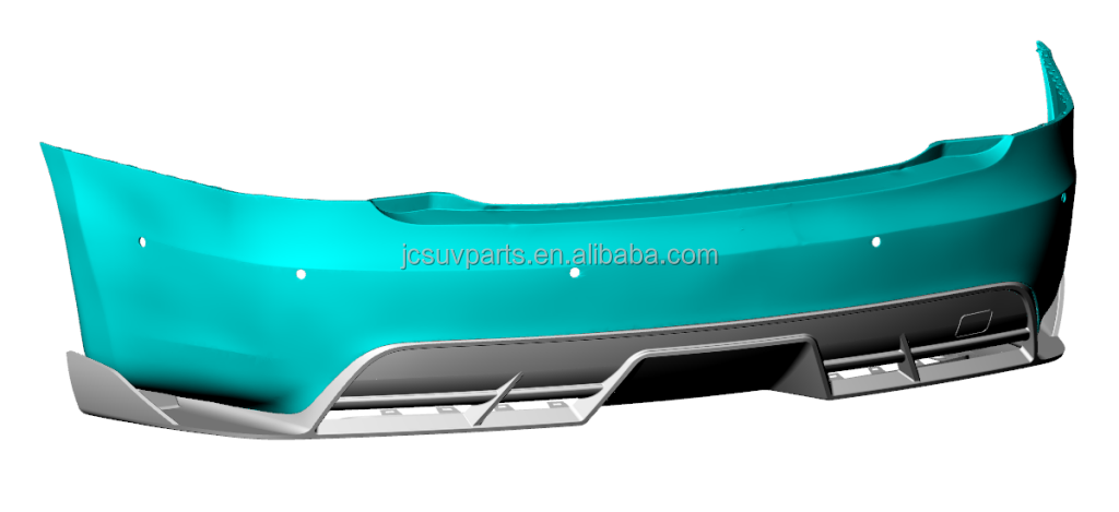 Carbon Fiber Rear Bumper Diffuser for Tesla Model S Plaid 2021 2023 EV body kits