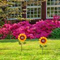 Outdoor Garden Decor Shaking Head Sunflowers