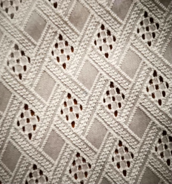 french white cotton guipure lace fabric embroidered