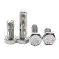 فولاد ضد زنگ Hex Bolt SS304، SS316