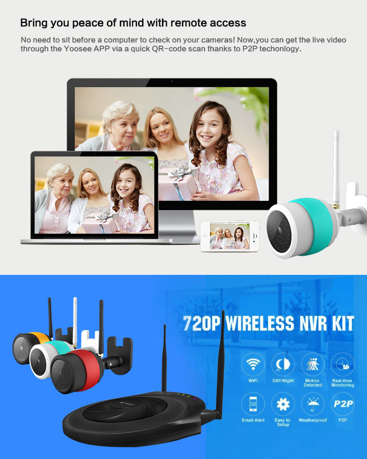 Wireless IP Camera with NVR Kit