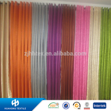 100% Polyester knitted china fabric curtain drapes sheer crushed