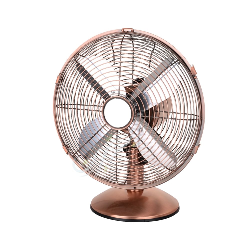 Ventilador de mesa de 12 polegadas de alta qualidade e baixo preço com peças sobressalentes, mini ventilador dobrável ajustável para trabalho de viagem em casa 3 velocidades