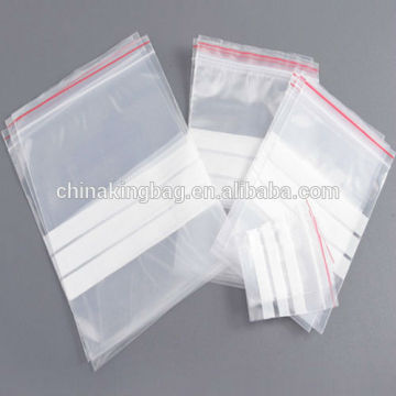 LDPE red line ziplock bag