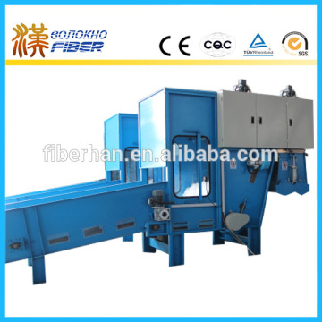 Electronic weighing system bale opening machine, bale opening machine, bale opener