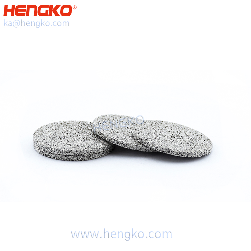 0.2-120um microns sintered metal powder porous metal 316L stainless steel filter disc