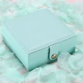 Fashion girl portable PU small jewelery storage box