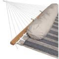 Quilted Double Size Hammock With Wooden Bar