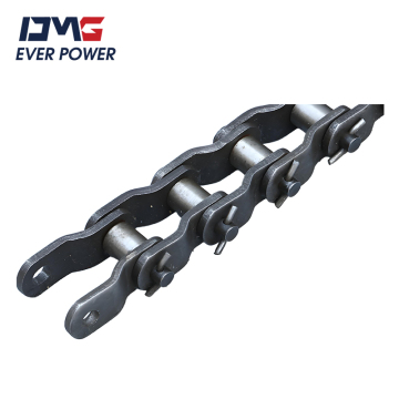 Heavy duty cranked-link transmission chain