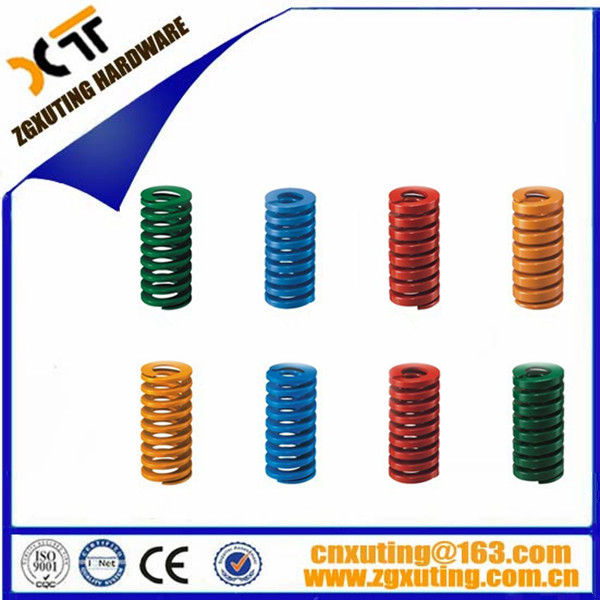 Rectangular flat wire compression yellow blue red green brown high temperature resistance high strength mold spring