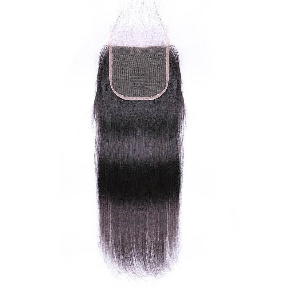 Wholesale Cheap Price Natural Color 4x4 swiss Virgin Brazilian Remy Hair Lace Closure