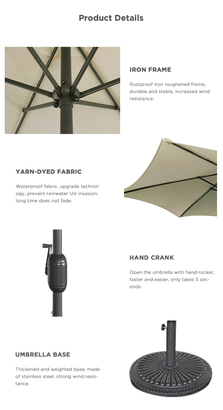 Payung Pasaran OU5001-7 Market Umbrellas OU5001-7
