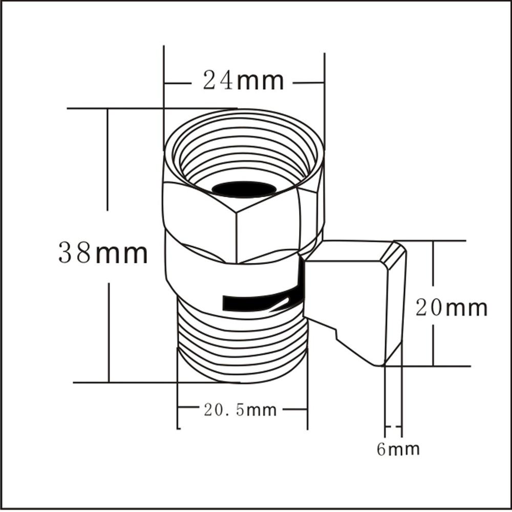 Umstellventil für Wasserfilter