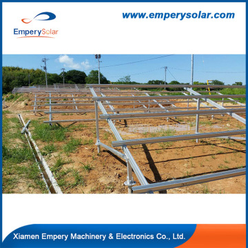 classical solar ground pile mounting system