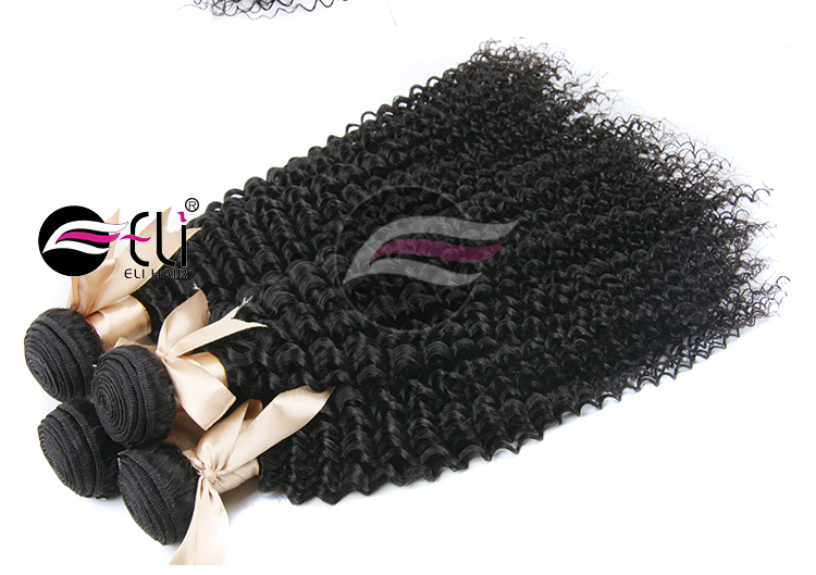 8a 10a grade brazilian hair in Xuchang kinky wave natural virgin cuticle aligned russian hair extension human hair