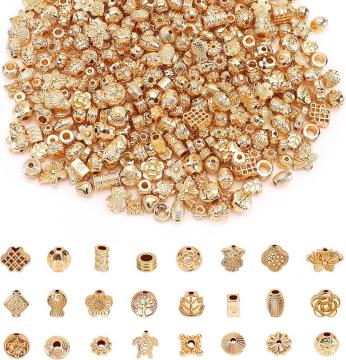300pcs Gold Spacer beads metal beads