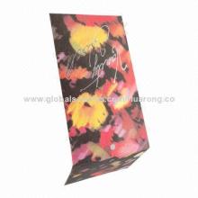 Joker tag with silver stamping