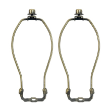 Aesthetic Antique Metal Lamp Harp with Saddle and Lamp Shade