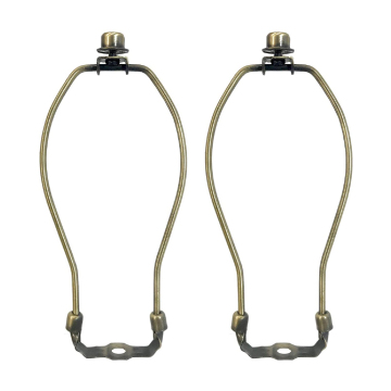 Aesthetic Antique Metal Lamp Harp with Saddle and Lamp Shade