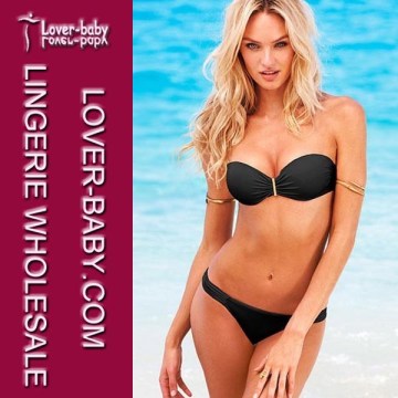 Halter New Lady Black Bikinis (L3234-2)