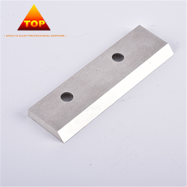 Three Hole Cutting Blade Stellite 6B Cutter Blade For Cutting Carbon Fiber Fabric