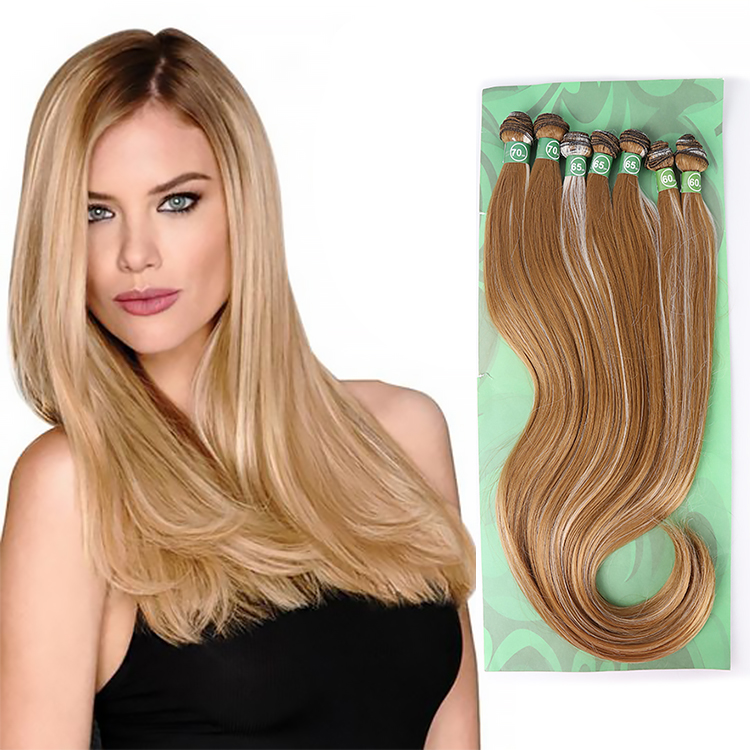 Julianna Synthetic Hair Pack 30 Inch Straight High Quality Heat Resistant Japanese Premium Fibre Synthetic Hair Weave Bundles