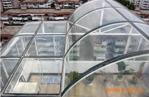 double glazed glass roof construction with Roof Skylight Glass