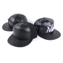 New style custom leather designer flat caps men