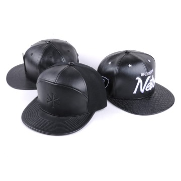 New style custom leather designer flat caps men