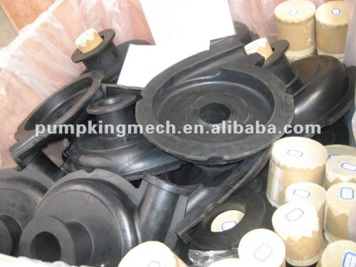 rubber material slurry pump spare parts