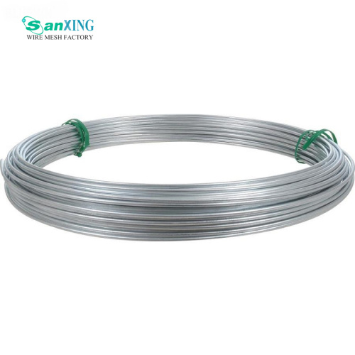 Galvanized wire in coils with hessian or plastic woven bag packing