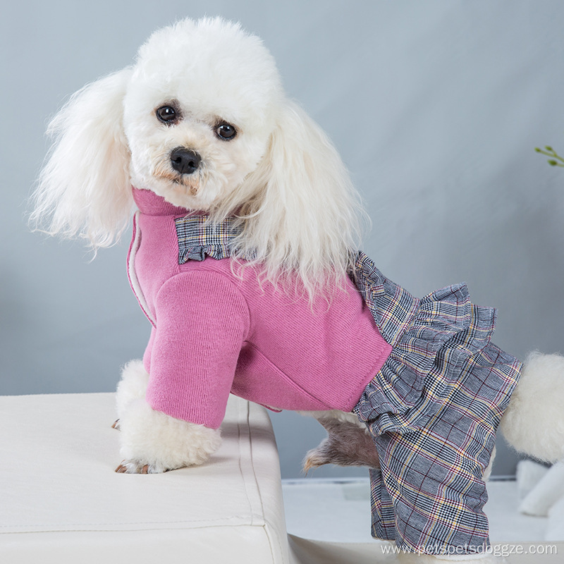 2020 new wholesale princess style winter dog clothes