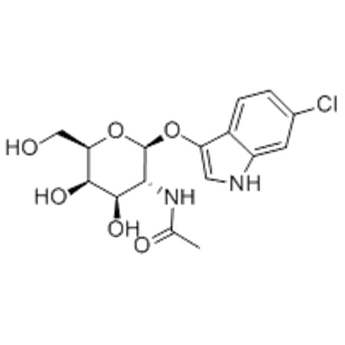 bD-глюкопиранозид, 6-хлор-1H-индол-3-ил 2- (ацетиламино) -2-дезокси-CAS 156117-44-1