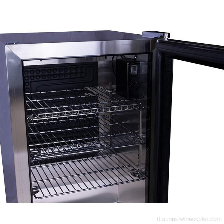 Mainit na Pagbebenta 304 Glass Doors Mini Beverage Cooler