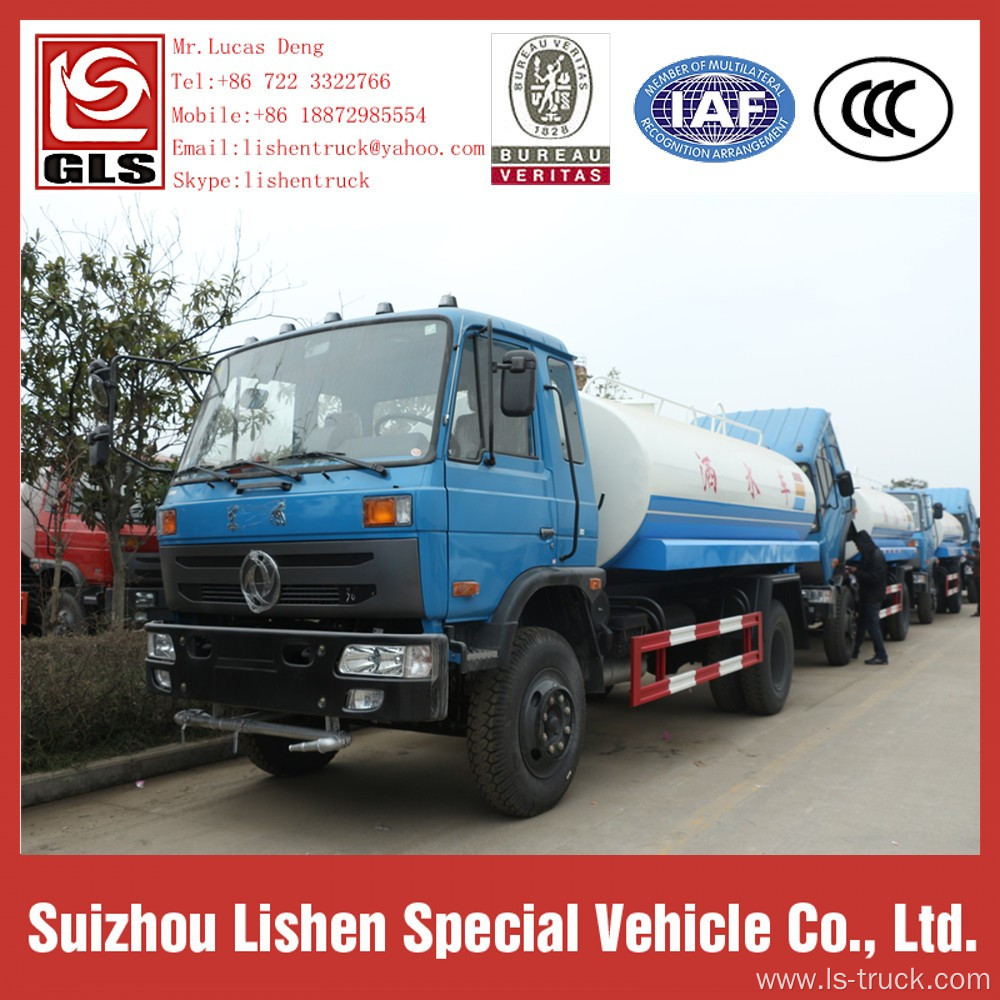 Dongfeng Water Tank Truck 10 Ton Tank Sprinkler