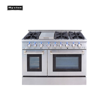 48-inch Double Oven Gas Ranges With 6 Burners