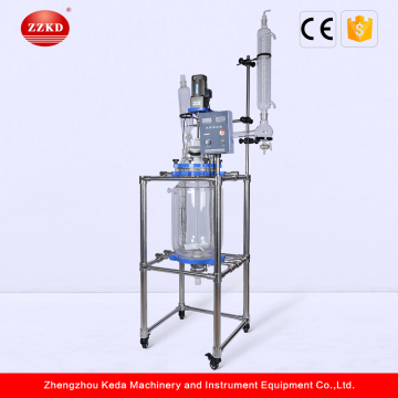New Bio stirred tank reactor Vacuum glass reactor